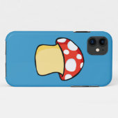 Roter und weißer Tupfen-Pilz Case-Mate iPhone Hülle (Rückseite (Horizontal))