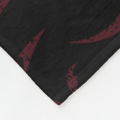 Roter und weißer Wirbel Fleecedecke (Ecke)