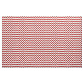 Roter und weißer Zickzack-geometrisches Gewebe Stoff (Yard (91,4 cm))