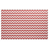 Roter und weißer Zickzack-geometrisches Gewebe Stoff (Fat Quarter (45,7 x 55,9 cm))