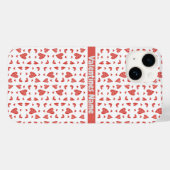 Roter Valentinstag Case-Mate iPhone Hülle (Rückseite (Horizontal))