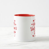 Roter Valentinstag-Kaffeebecher Tasse (Zentrum)