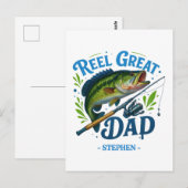 Roter Vater - Fischfang und Fisch Postkarte (Vorne/Hinten)