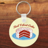Roter Velvet Schlüsselanhänger (Vorderseite)