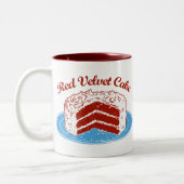 Roter Velvet Zweifarbige Tasse (Links)