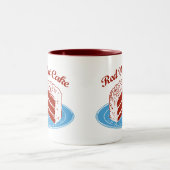 Roter Velvet Zweifarbige Tasse (Mittel)