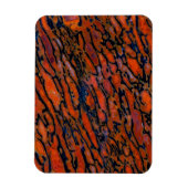 Roter verdünnter Dinosaurierknochen Magnet (Vertikal)