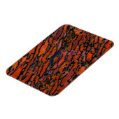 Roter verdünnter Dinosaurierknochen Magnet (Linke Seite)