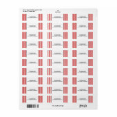 Roter Vertikaler Feiertag (Vorne)