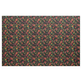 Roter Vintager Blumenmund Stoff (Fat Quarter (45,7 x 55,9 cm))