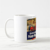 Roter Vintager Dodge-Power-Lastwagen Kaffeetasse (Links)