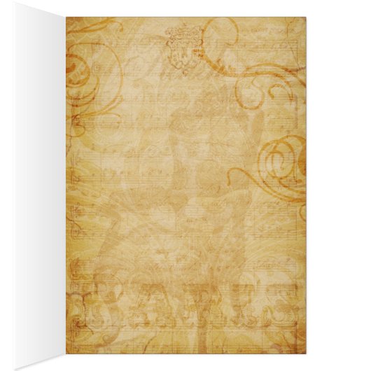 Roter Vintager Eiffelturm Paris Tischnummern (Innen (Rechts))