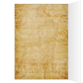 Roter Vintager Eiffelturm Paris Tischnummern (Innen (Links))