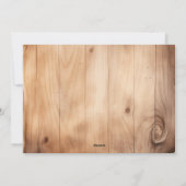 Roter Vintager LKW Rustikales Land Feiertagskarte (Rückseite)