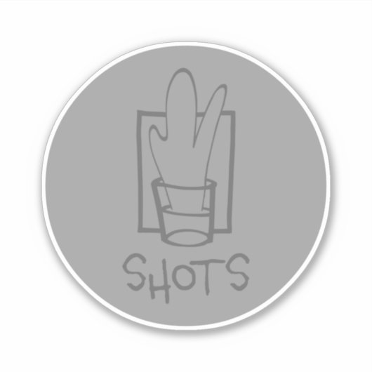 Roter Vinyl-Aufkleber mit Maßschnitt Aufkleber (Vorderseite)