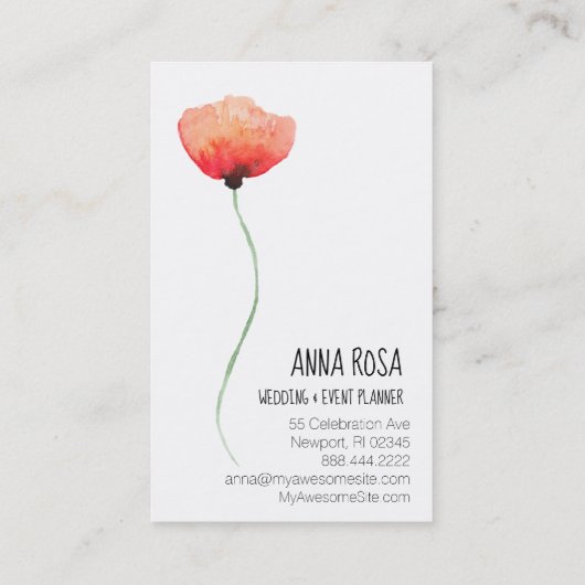 *~* roter visitenkarte (Rückseite)