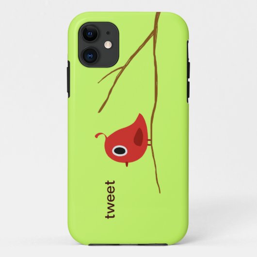 Roter Vogel Case-Mate iPhone Hülle (Rückseite)