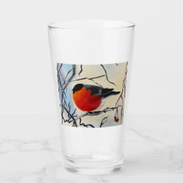 Roter Vogel Glas