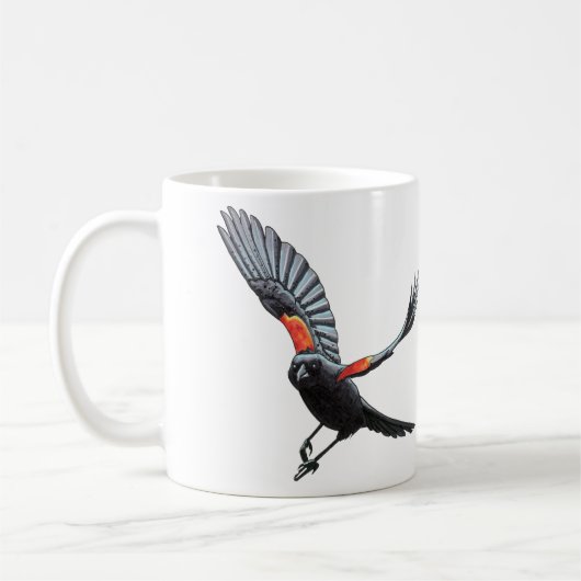 Roter Vogel Kaffeetasse (Links)