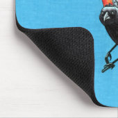 Roter Vogel Mousepad (Ecke)