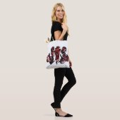 Roter Vogelscheuche Herbst Tasche (Am Model)