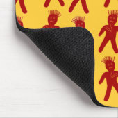 Roter Voodoo Mousepad (Ecke)
