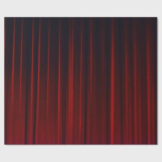 Roter Vorhang Geschenkpapier (Flach)