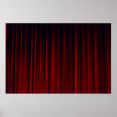 Roter Vorhang Poster (Vorne)