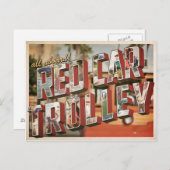 roter Wagenwagen. Postkarte (Vorne/Hinten)