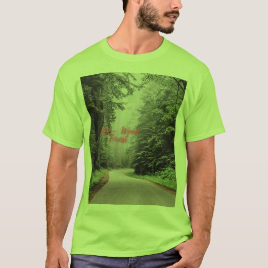 Roter Wald Herren kurze Seele T-Shirt (Vorderseite)