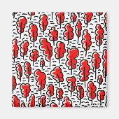 Roter Wald Magnet (Vorne)