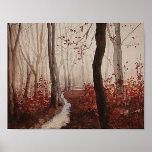 Roter Wald Poster (Vorne)