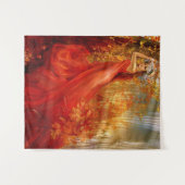 Roter Wald Wandteppich (Vorderseite (Horizontal))