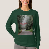 Roter Waldwald - Grüner Langschläfer T-Shirt (Vorderseite)