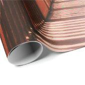 ROTER WALL FENCE GESCHENKPAPIER (Rolleneckpunkt)