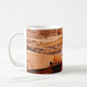 ROTER WALL FENCE KAFFEETASSE
