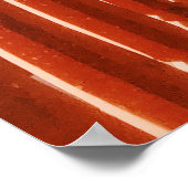 ROTER WALL FENCE POSTER (Ecke)