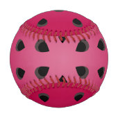 Roter Wassermelone mit Samen Baseball (Rückseite)