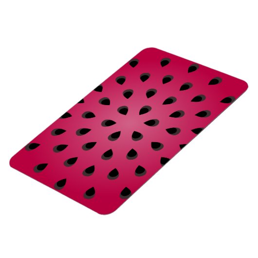 Roter Wassermelone mit Samen Magnet (Linke Seite)