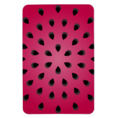 Roter Wassermelone mit Samen Magnet (Vertikal)