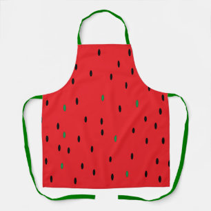 Roter Wassermelonen-Hintergrund Schürze