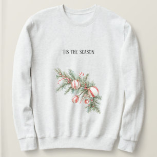 Roter Weihnachts-Lutscher Sweatshirt