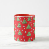 Roter Weihnachtsbaum-Becher Tasse (Zentrum)