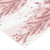 Roter Weihnachtsbaum Schneedekoration Schöne Kurzer Tischläufer (Ecke)