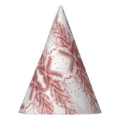 Roter Weihnachtsbaum Schneedekoration Schöne Partyhütchen (Links)