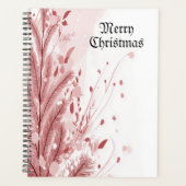 Roter Weihnachtsbaum Schneedekoration Schöne Planer (Vorderseite)