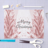 Roter Weihnachtsbaum Schneedekoration Schöne Seidenpapier (Handwerk)