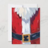 Roter Weihnachtsmann-Anzug Weihnachten (Vorderseite)