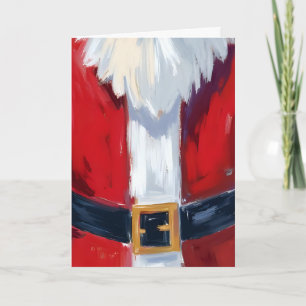 Roter Weihnachtsmann-Anzug Weihnachten Karte