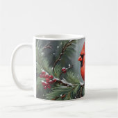 Roter Weihnachtsmann-Kardinal Kaffeetasse (Links)